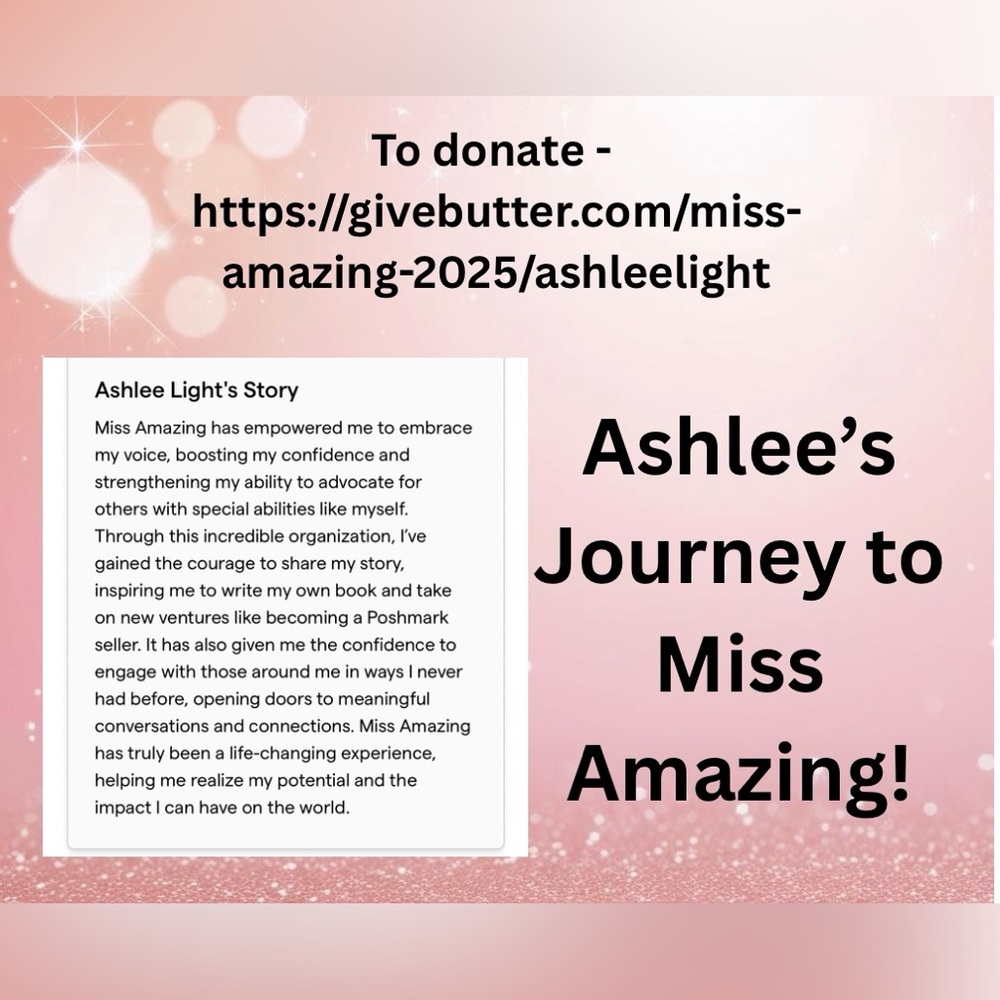 Sprinkles Some Sparkle … Get Ashlee to Miss Amazing! ALL day Train 9am-Midnight - Picture 2 of 3